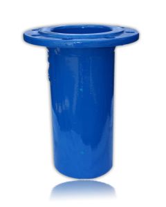 F-Stück aus Gusseisen, EKB beschichtet, blau