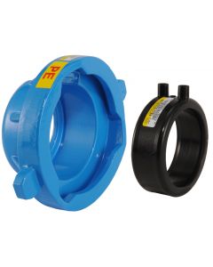 Zugsicherung Hawle-Stop mit Schweißmuffe für PE-Rohre - System BAIO®